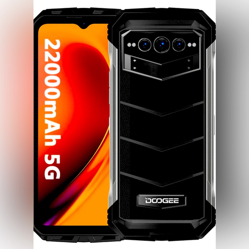 Dodgee V Max, 22000mAh battery, 5G Rugged Phone with 20GB+256GB, 108MP camera
